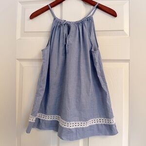 Haven well within blue cotton tank top size medium